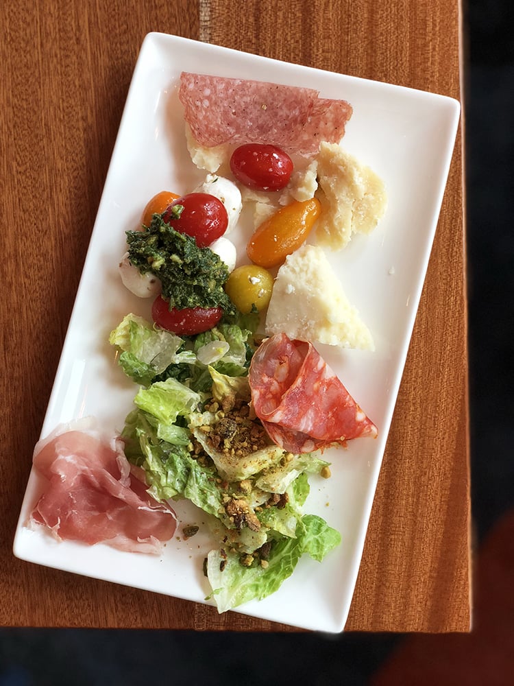 Antipasti at Maria and Enzos for Brunch