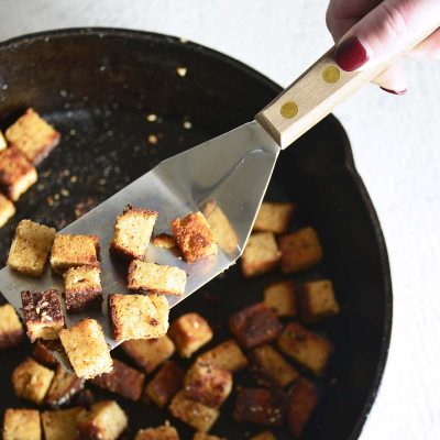 bacon croutons featured image