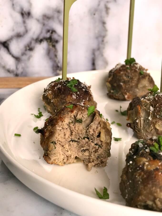 baked italian meatballs