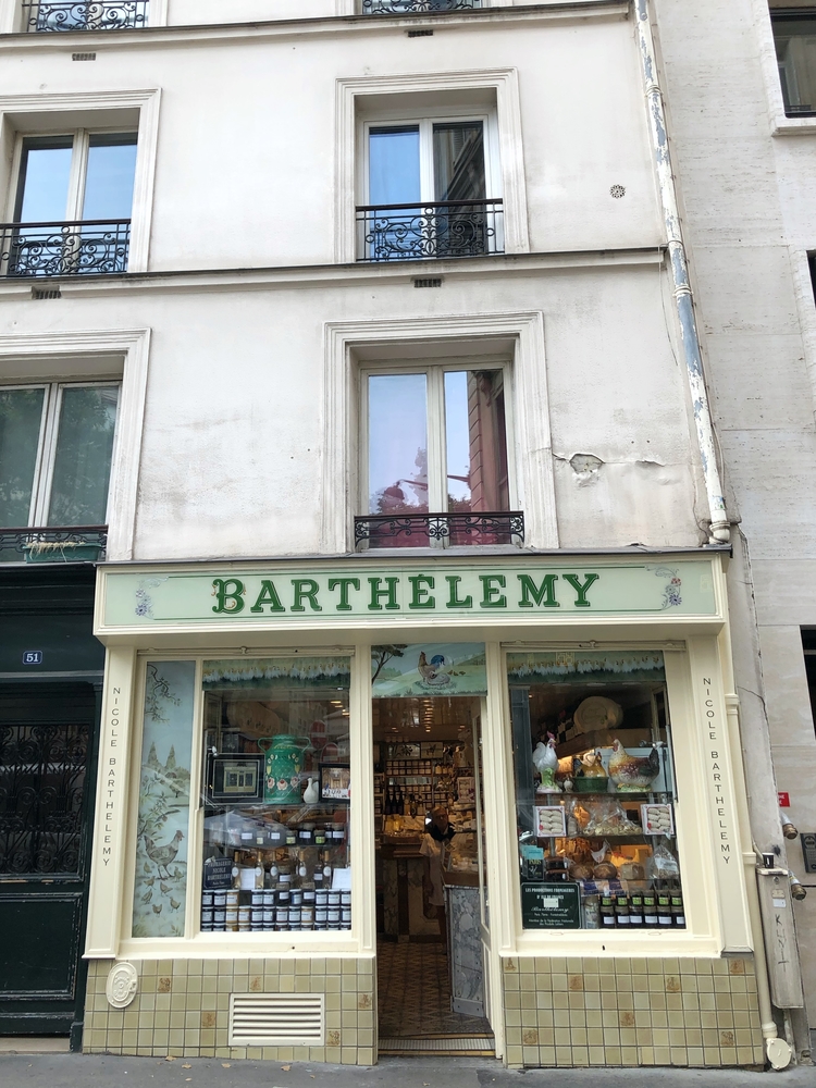 Outside of Barthelemy Fromagerie