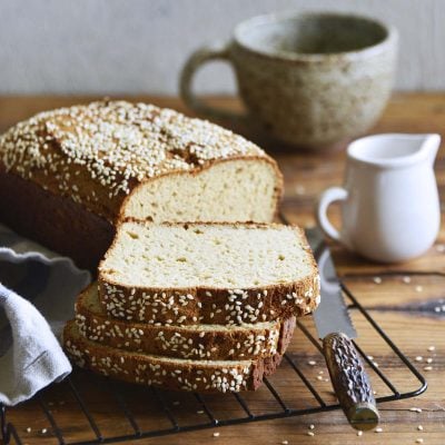 best keto bread recipe featured image