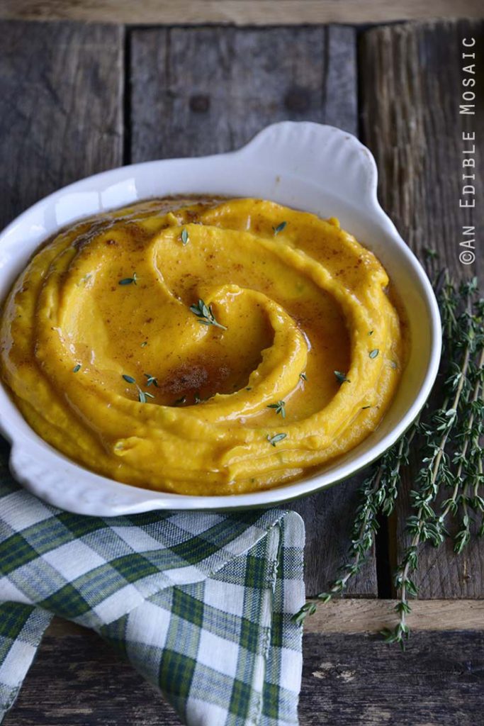 Butternut-Squash-Puree-with-Fontina-Cheese-Fresh-Thyme-and-Brown-Butter-3