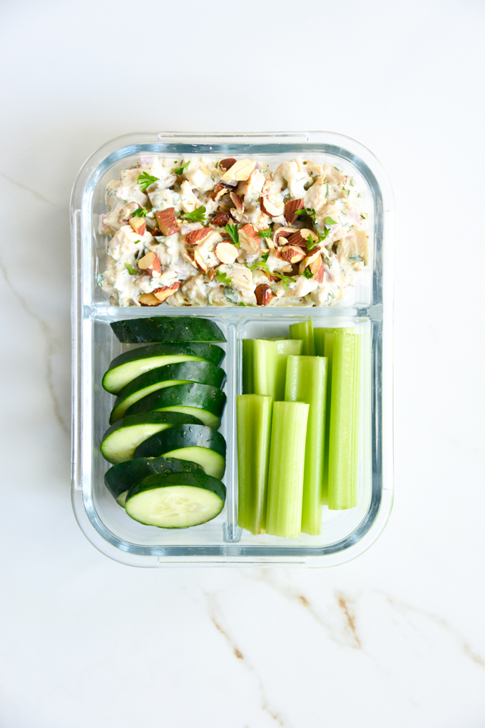 The Best Chicken Salad Recipe should not only be quick and easy, but packed full of flavor just like ours! This keto chicken salad can be made using rotisserie chicken, canned chicken, grilled chicken or freshly cooked shredded chicken.