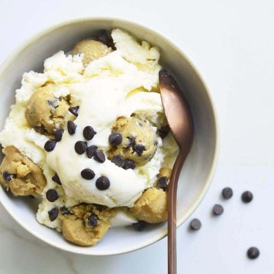 chocolate chip cookie dough ice cream featured image