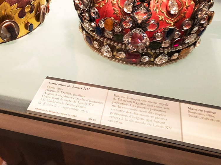 Couronne de Louis XV Placard