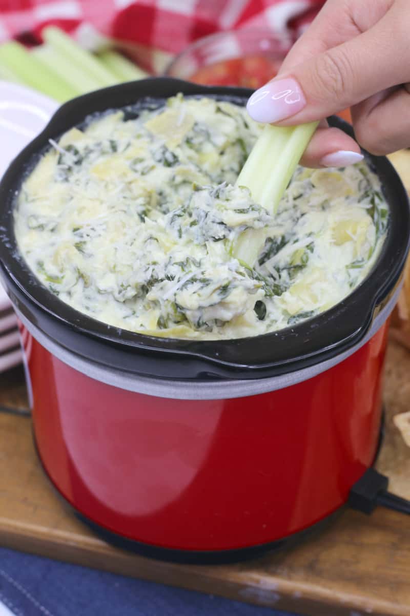 crockpot keto spinach dip