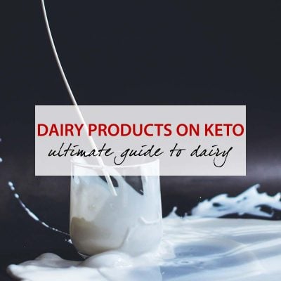 dairy products on keto featured image