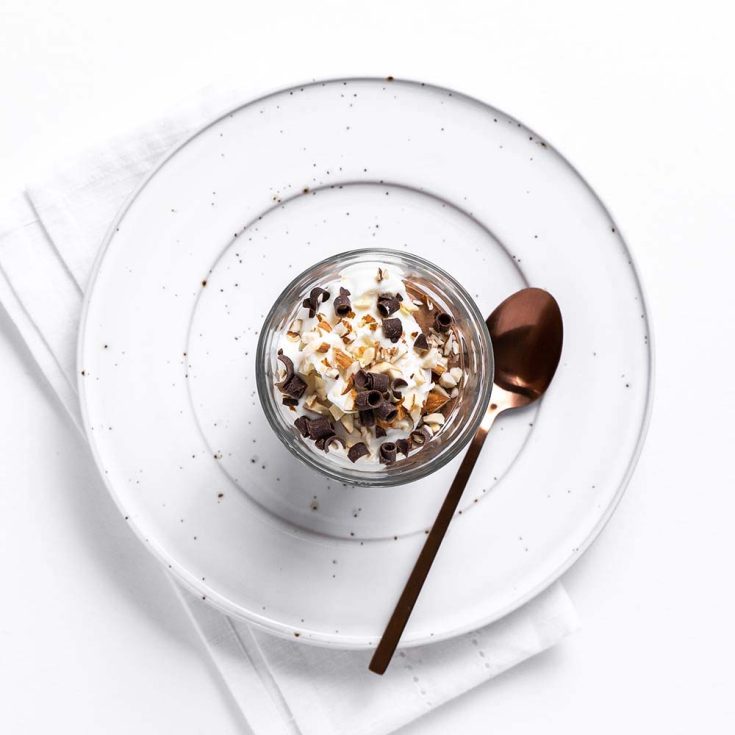 black forest chia pudding