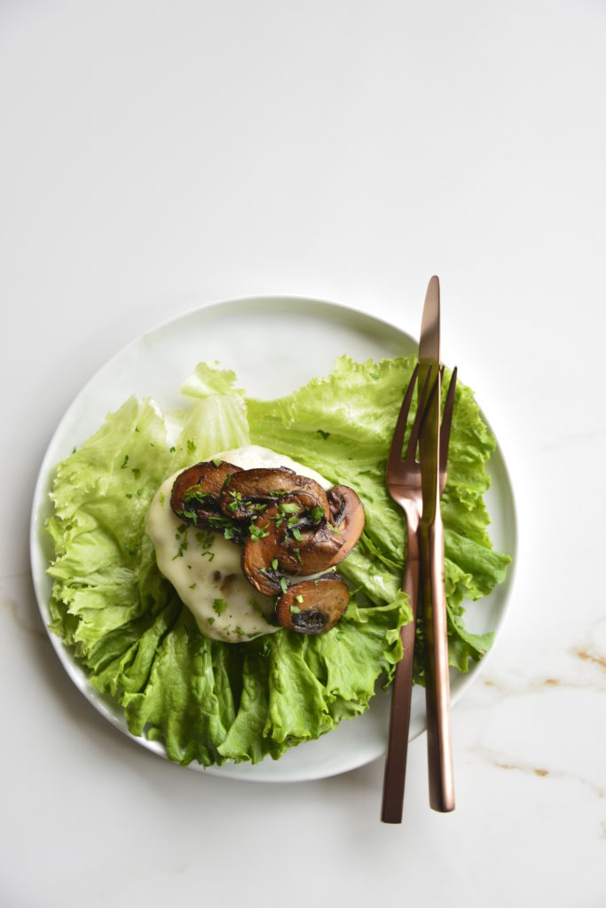 Mushroom Swiss Burger