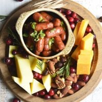 lit'l smokes low carb appetizer tray on a white background