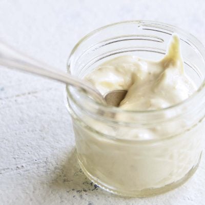 easy creamy caesar salad dressing featured image