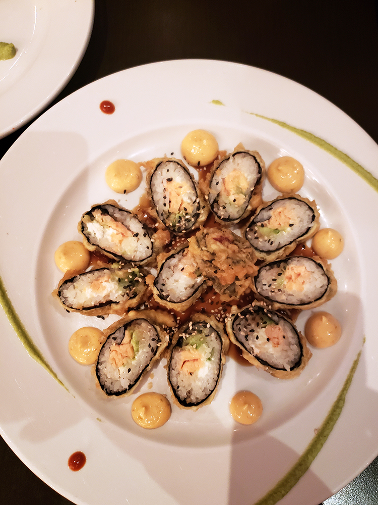 fried roll at samauri blue