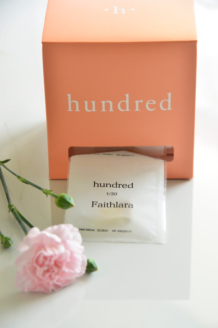 image of hundred vitamins with carnations