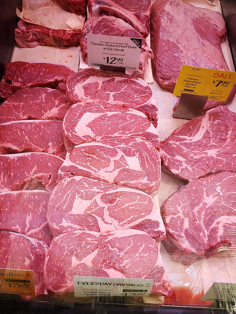 Beef Steak at Whole Foods