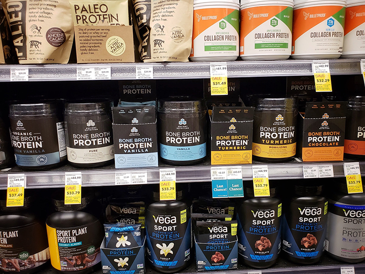 Collagen and Protein Products at Whole Foods