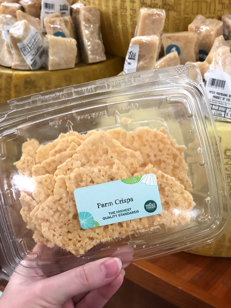 Parm Crisps at Whole Foods