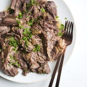 instant pot chuck roast recipe featured image