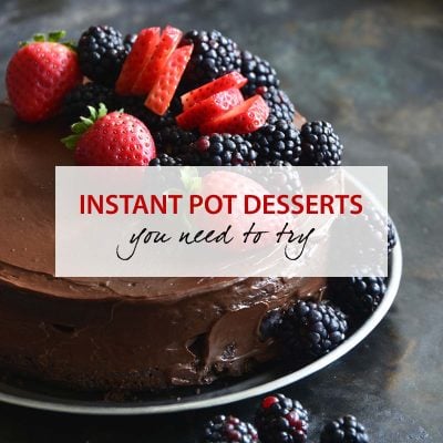 instant pot desserts featured image