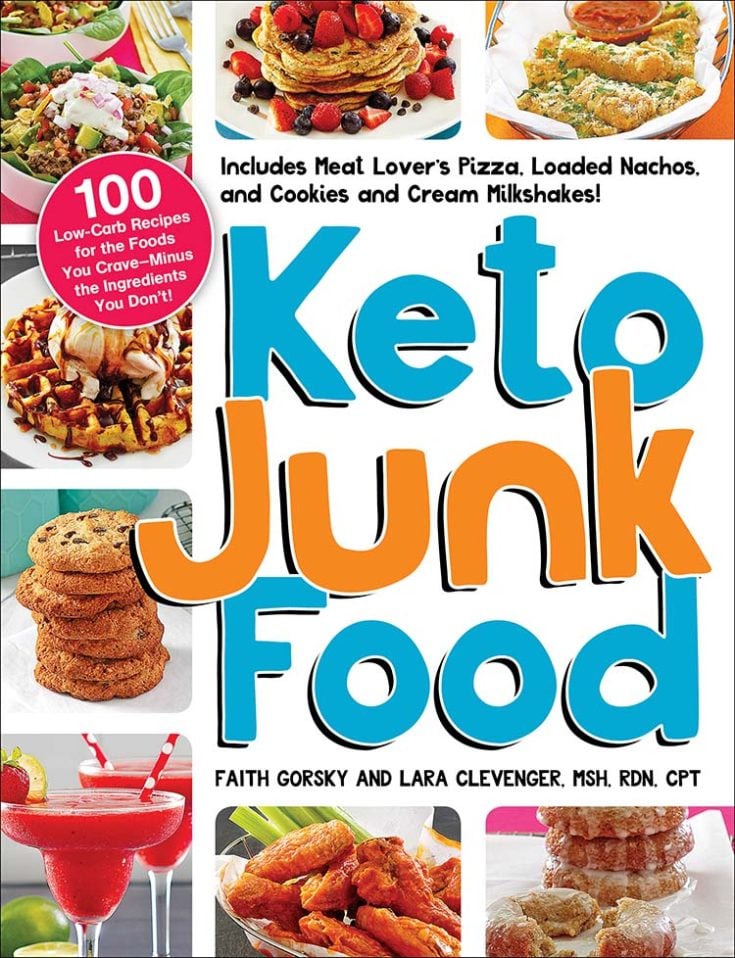 keto junk food cookbook cover