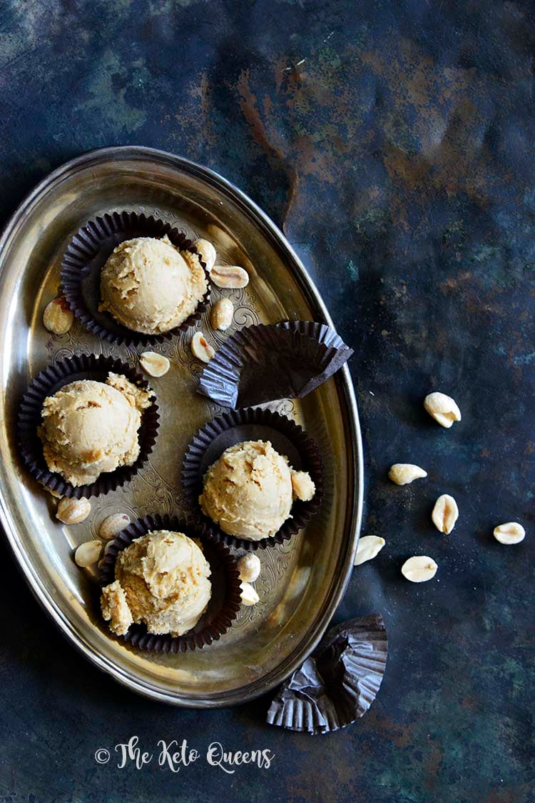 Keto Peanut Butter Cookie Dough Fat Bombs