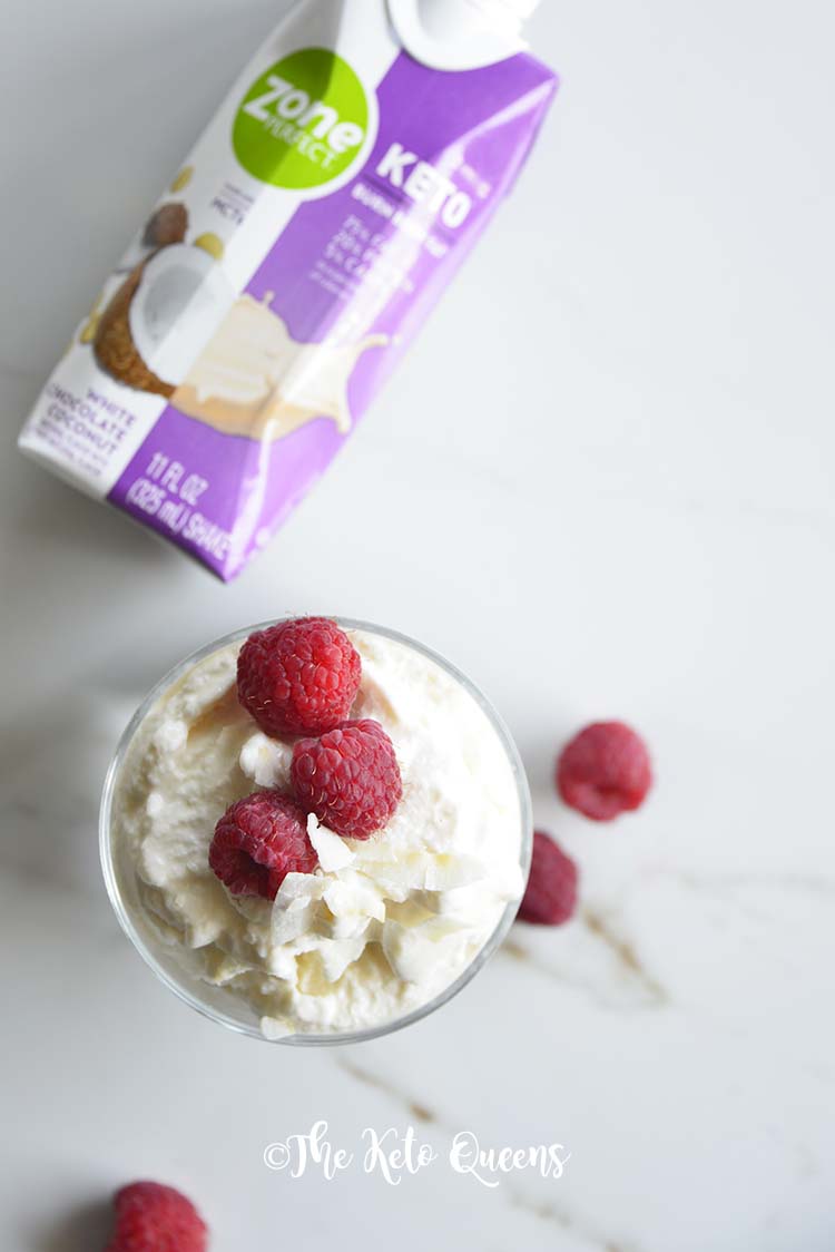 Keto Vanilla Milkshake Recipe with ZonePerfect