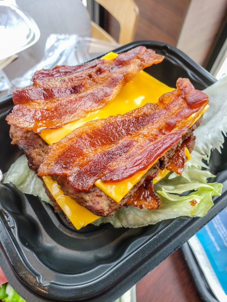 Wendy's keto options - baconator no bun