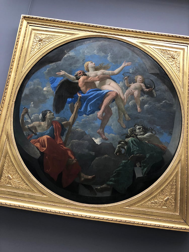 Le Temps Soustrait la Verite aux Atteintes de l'Envie et de la Discourde Painting