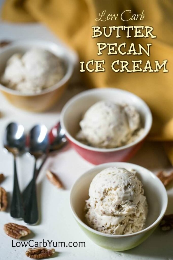 low carb butter pecan ice cream