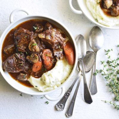 low carb instant pot beef stew featured image