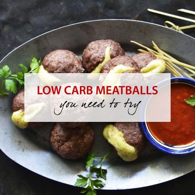 low carb meatballs featured image