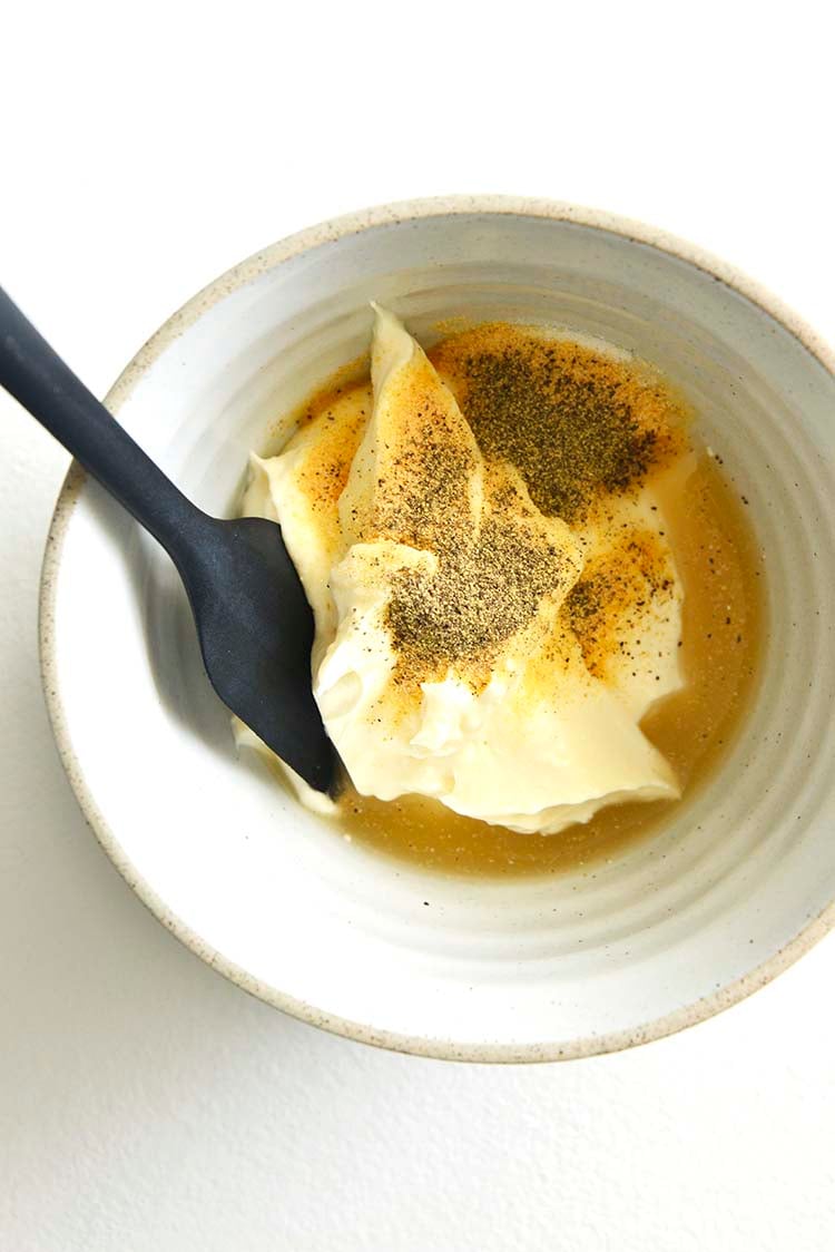 Mixing Dressing Ingredients