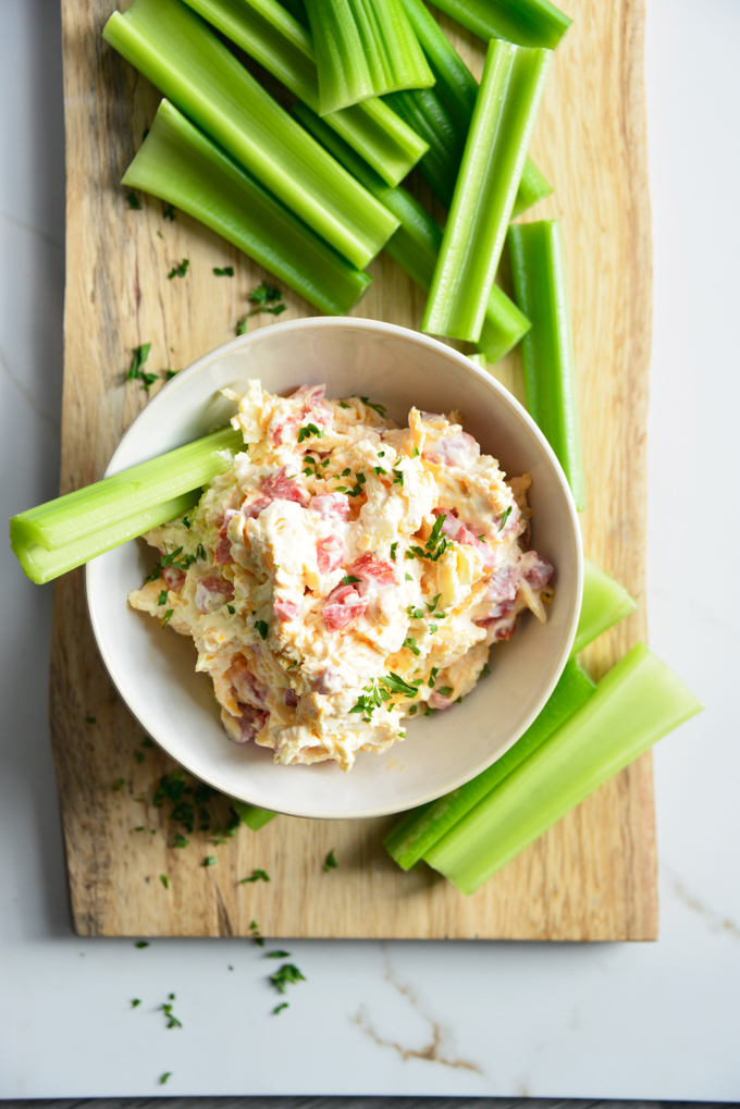 This delicious pimento cheese recipe is quick and so easy to make! Minimal ingredients and of course keto!