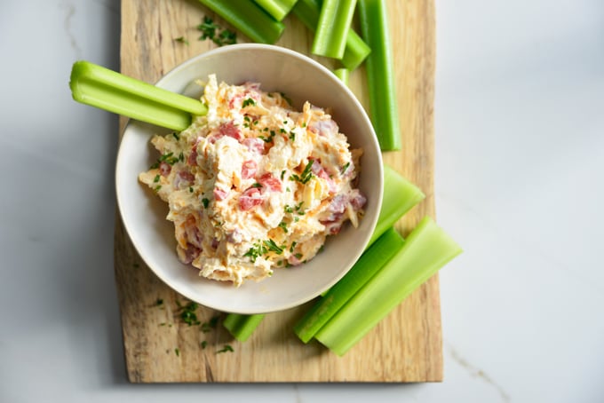 This delicious pimento cheese recipe is quick and so easy to make! Minimal ingredients and of course keto!