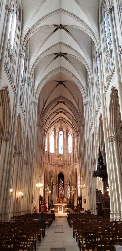 Sainte-clotilde basilica stained glass