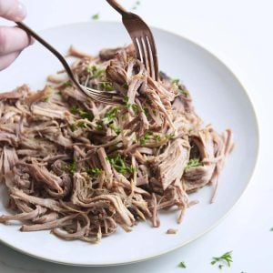 slow cooker pork butt featured image