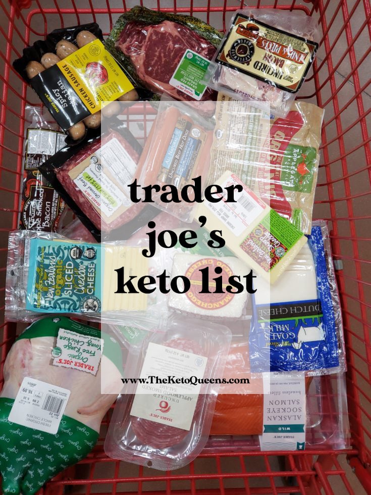 trader joes keto list pin