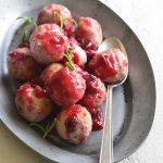 Turkey Sausage Meatballs with Sugar Free Cranberry Sauce