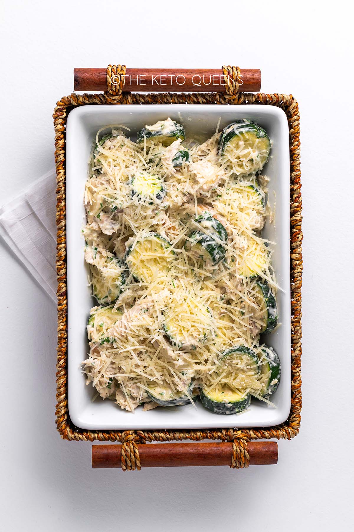 unbaked chicken cordon blue casserole