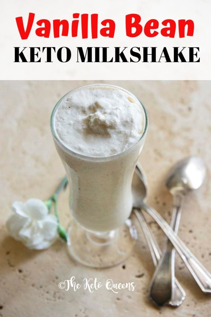 VANILLA BEAN KETO MILKSHAKE PINABLE IMAGE