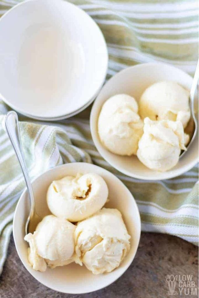 no churn vanilla keto ice cream recipe