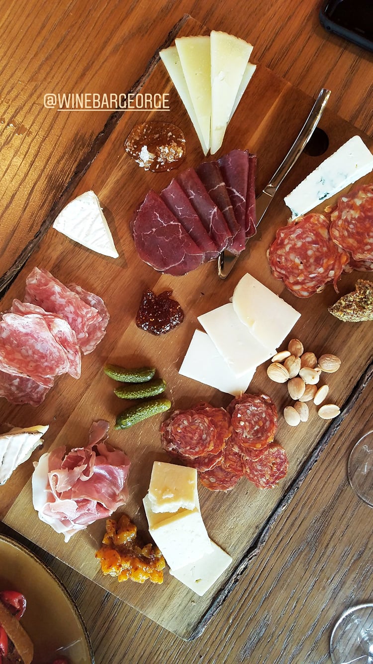 The Big Board at Wine Bar George