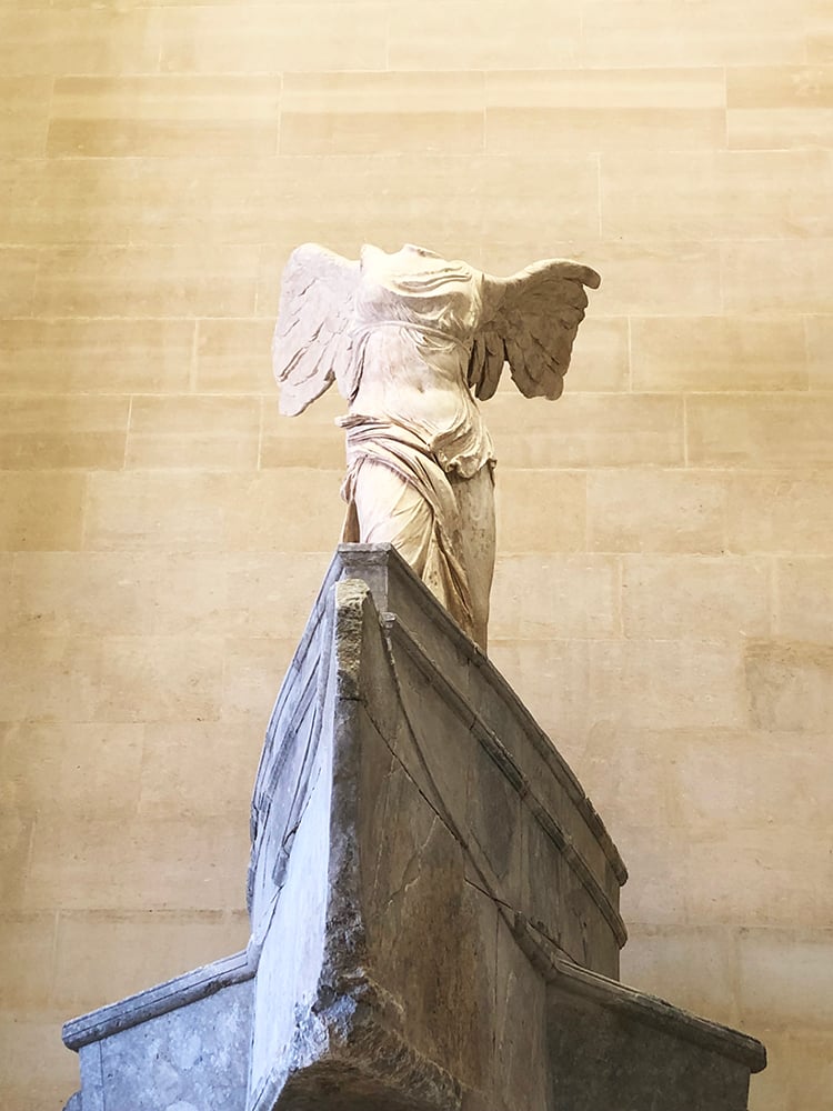 Winged Victory of Samothrace Close Up