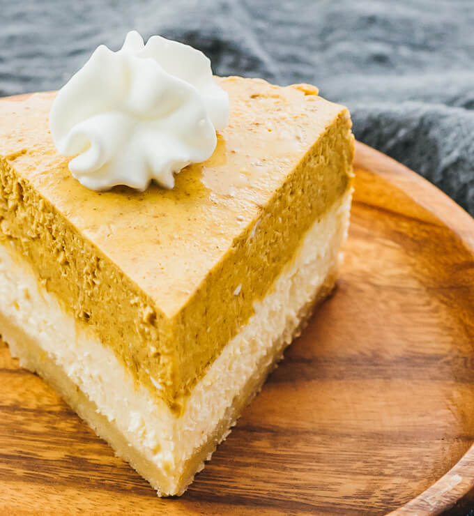 Instant Pot Pumpkin Cheesecake with Almond Crust