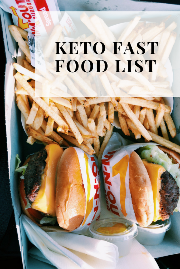 This keto fast food list is a great start for those just starting a keto diet and currently consume fast food frequently. This list will give you a bunch of keto fast food breakfast ideas, keto fast food lunch ideas and keto fast food dinner ideas. This keto fast food list is a great start for those just starting a keto diet and currently consume fast food frequently. This list will give you a bunch of keto fast food breakfast ideas, keto fast food lunch ideas and keto fast food dinner ideas.