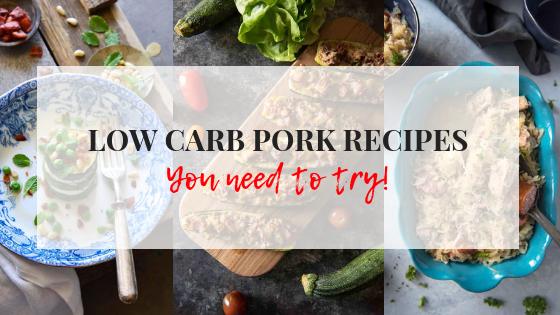 feature image title low carb PORK RECIPES