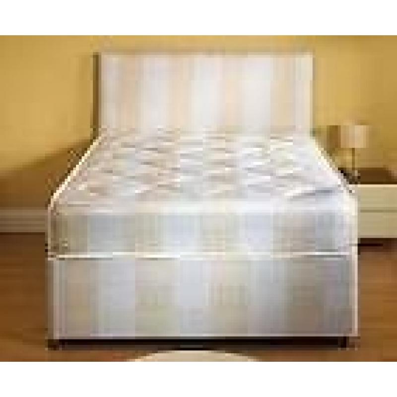 MATTRESS ONLY- White and Orange (Double size)