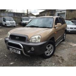 2001 Hyundai Santa Fe automatic, starts and drives very well, MOT until 28th December, car located i