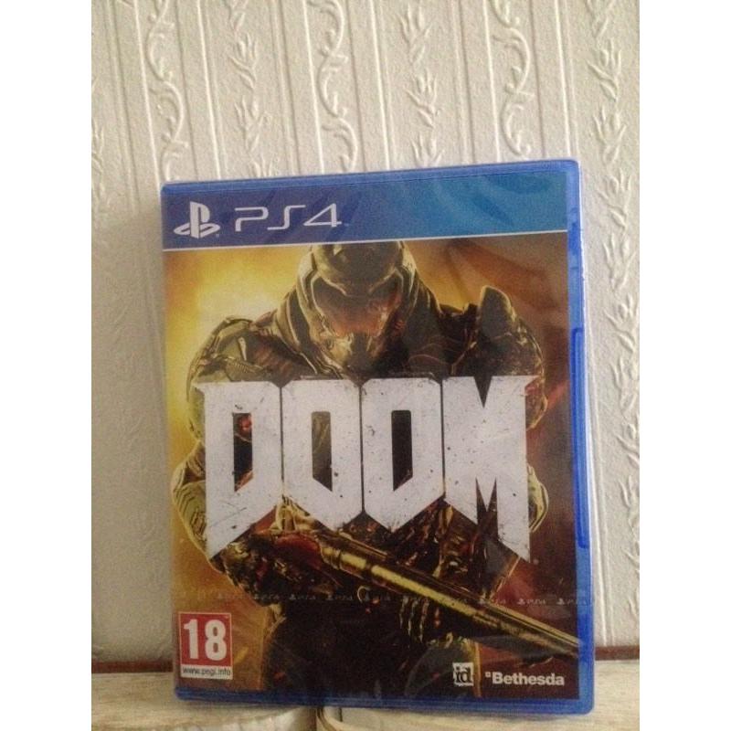 Doom (2016) PS4!!!! New And Sealed!!!!