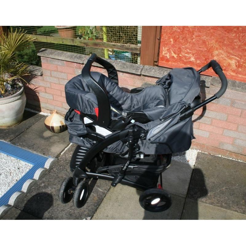 Mothercare Trenton Deluxe Travel System (Charcoal) Birth to 5 years