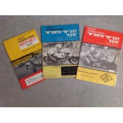 North West 200 - set of 3 Official Programmes for 1974,1975 & 1976